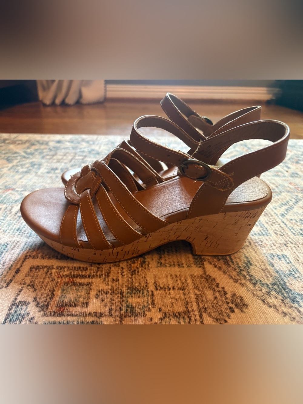BareTraps wedge cork sandals, Women’s 8.5